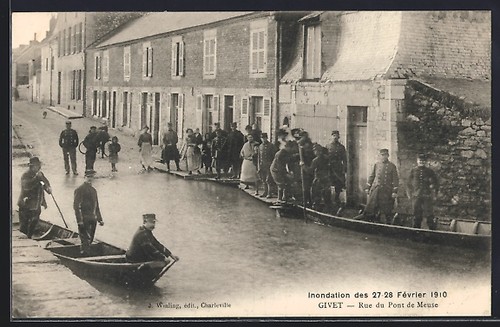 Cpa givet inondation des - cpa,