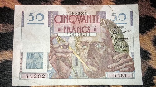 Billet francs verrier - billet, 50