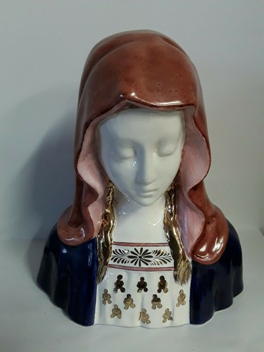 Vierge faience desvres - vierge,