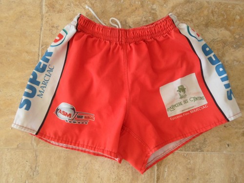 Short asm rugby marciac rouge - short,
