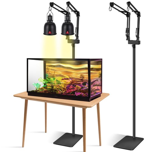 Dual reptile lamp stand - reptile,
