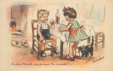 GERMAINE BOURET (illustrateur) dis donc nénette ,pas fameux ton pinard! (831)