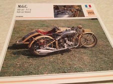Fiche moto collection Atlas MGC 600 N3A side simard 1933