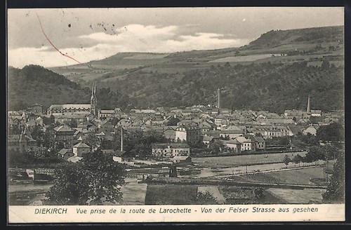 Cpa diekirch vue - cpa, diekirch,