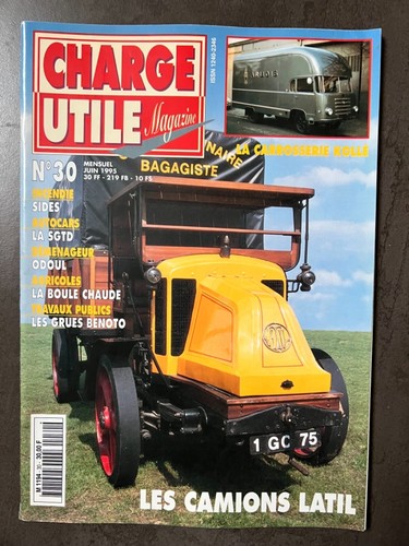 Charge utile tracteur - charge, 30
