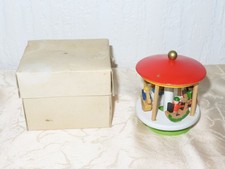 Carrousel Pyramide De Noël Jouet En Bois ! Avec Boîte Bien Erzgebirge !