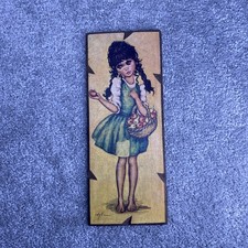 Mid-Century "Big Eyed Girl"