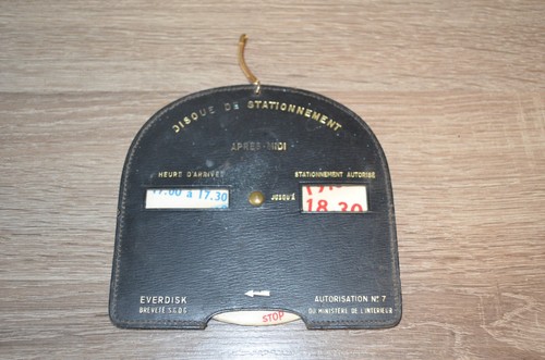 Disque de stationnement - disque,
