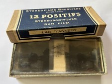 STEREOFILMS BRUGUIERE 12 POSITIFS SUR FILM / N°1 à 12 / LAC D’ANNECY / ANNEES 50