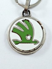 PORTE-CLES - SKODA - Logo Vintage 2000s - Métal Peint, Octavia Fabia Kamiq