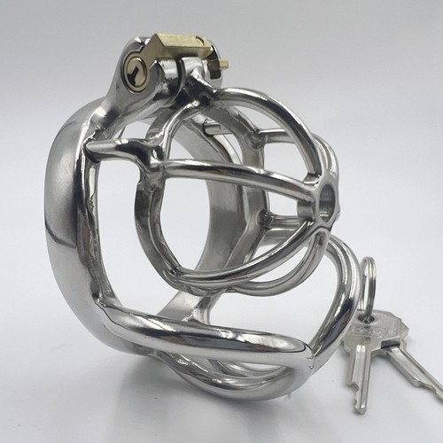 Stainless steel male chastity - stainless,