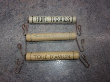 Anciennes poignées porte sacs  publicitaires  - lot de 3