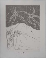 Pierre-Yves TREMOIS : La face cachée, Gravure originale signée