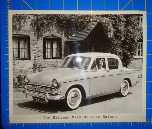 Brochure photo berline hillman - photo,
