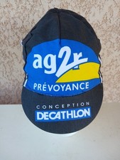 Vintage Casquette Cyclisme.AG 2R Decathlon .Original