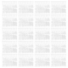  20 Sheets Pose De Faux Ongles Pour Colle Forte Appuyer Sur Languettes Des