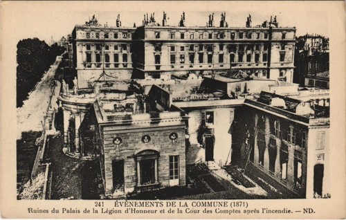 Cpa commune paris palais la - palais, de