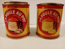 2 boîtes ancienne Poule Au Pot