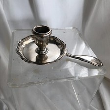 BOUGEOIR A MAIN   EN METAL