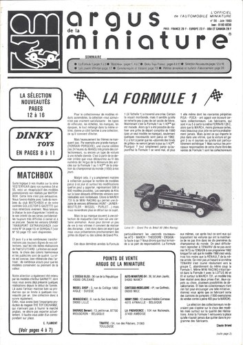 Argus miniature 56 - la, n°