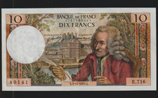 BILLET de  10 FRANCS VOLTAIRE