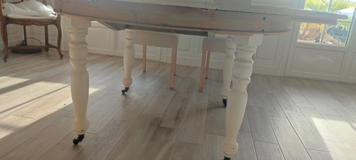 Table sam pin vieilli - pin, à