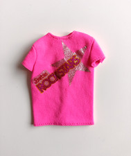T-shirt rose Barbie Rock Stars
