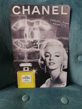 Plaque métal Marylin Monroe