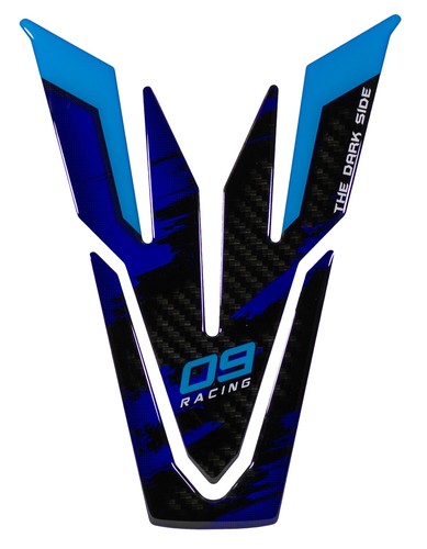Autocollant moto bleu - , tank