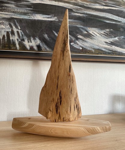 Voilier yole bois sculpté - yole,