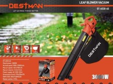 Aspira Feuilles Éléctrique Souffleur Aspirateur Soufflant Broyeur Paillis DT6030