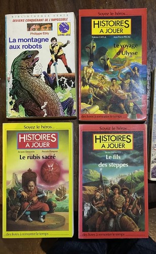 Lot livre jeu ldvelh héros - lot,