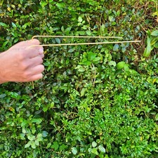 Baguette de Sourcier en Laiton 32x12x3 Hartmann Radiesthésie Energiticienne