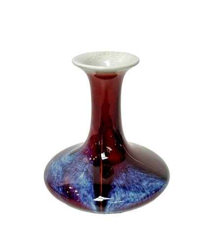 Vase grès émaillé style - ,