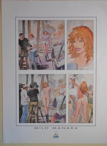 Affiche milo manara la - affiche,