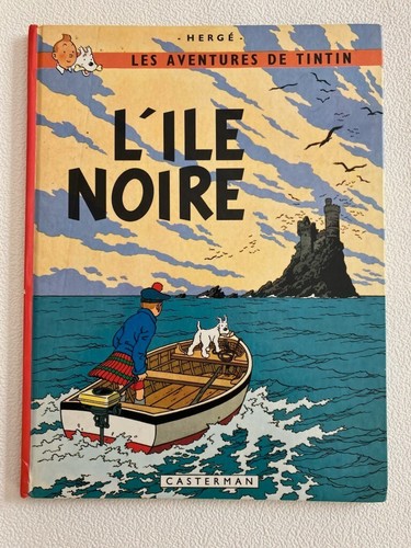 Tintin île noire date de -  tintin,