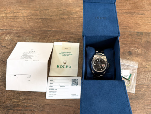 Rolex explorer 40mm black - rolex,