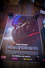 TRANSFORMERS 1 ? A French Bus Shelter Rolled DS Movie Poster Original 2007