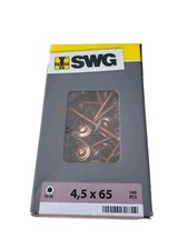 100 Vis de faitage INOX Cuivrée  4,5X65 TORX - vis avec joint 