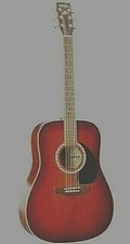 Guitare Acoustique Art & Lutherie Western Burgundy Red