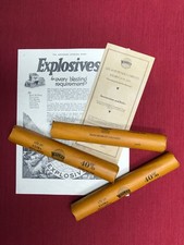 inert dynamite sticks, set of
