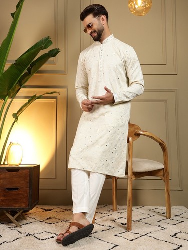 Ensemble kurta indien pour - indien,
