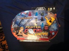 star wars fighter pods rampage battle game naboo starfighter neuf scellé