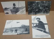 AVIATION AVIATEUR PHARES BLERIOT ensemble de 4 cartes publicitaires