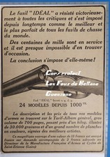 FUSIL IDEAL ROBUST SIMPLEX LOT DE 3  publicités 1926 advert
