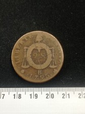 PIECE 2 SOLS  1793 B FRANCE - REF09886J