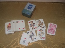 Mini JEU de CARTES ANCIEN Poker Patience  FERD.PIATNIK & Fils 