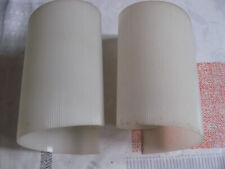 LOT DE 2 ABATS JOUR PLASTIQUE POUR APPLIQUE VINTAGE  ANNEES 70