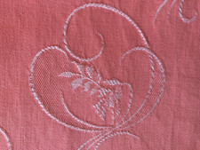 Ancienne Toile à Matelas NEUVE Coton de qu alité Rose vif/Blanc - 225 x 52 cm