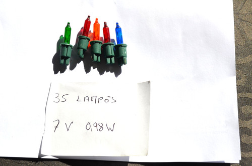 Ampoules rechange 7v - de,